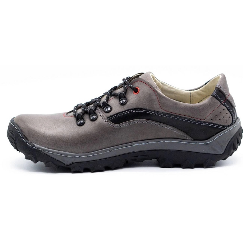 Olivier Scarpe da trekking da uomo 268K nere nero grigio 1