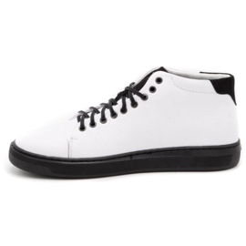 Polbut Scarpe da uomo in pelle 2110sw bianche bianca 1
