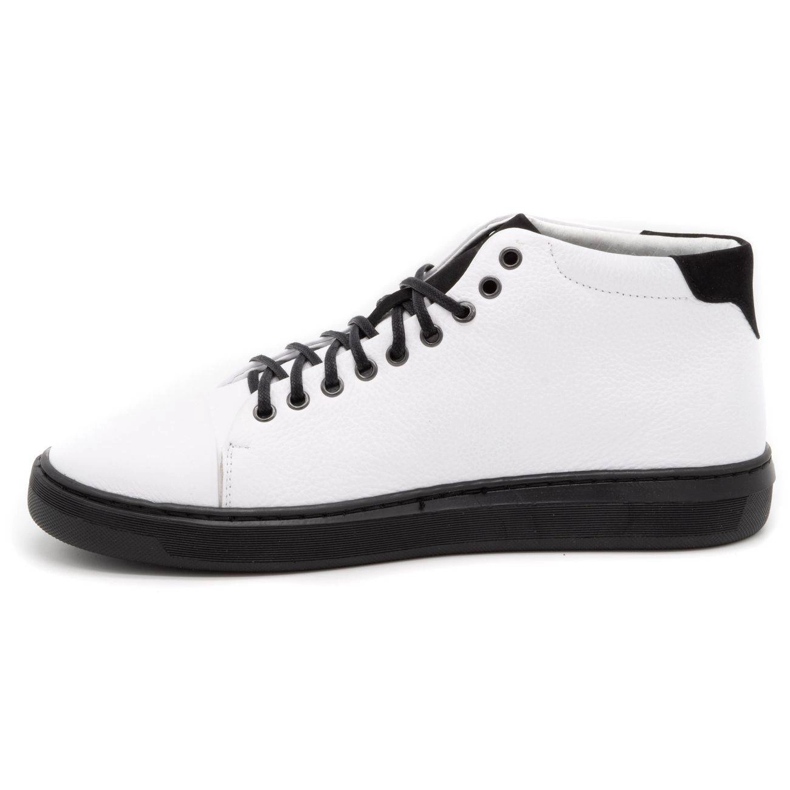 Polbut Scarpe da uomo in pelle 2110sw bianche bianco 1