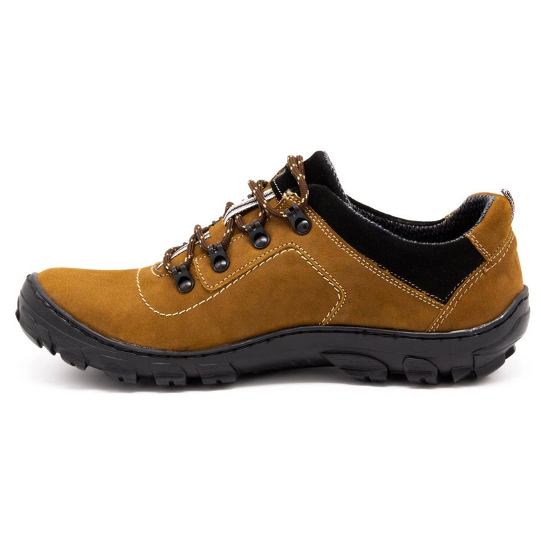 Olivier Scarpe da trekking da uomo 7109 zenzero arancia 1