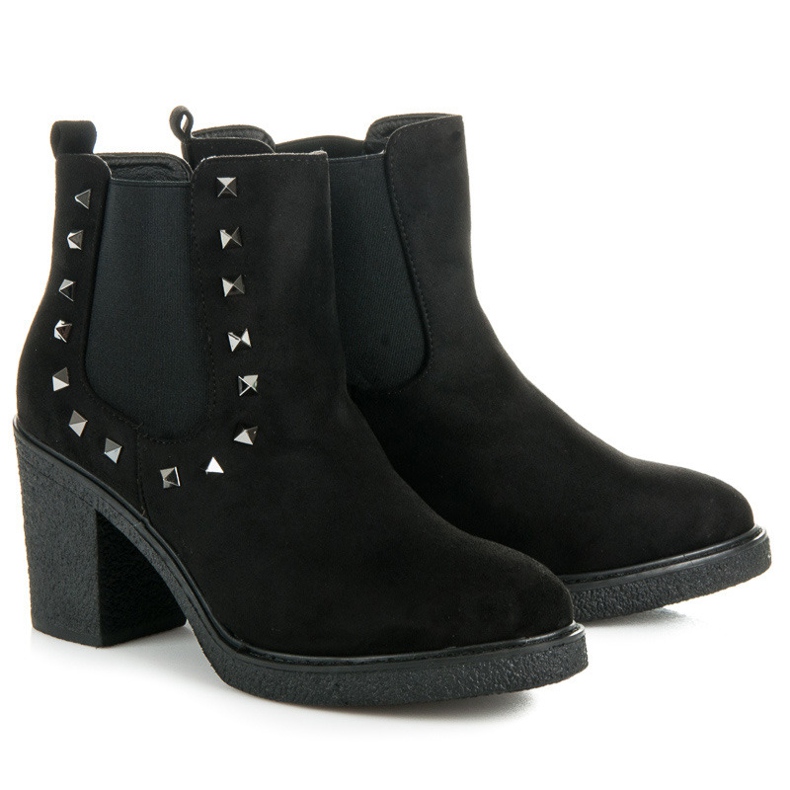 Seastar Stivali con borchie nero 1
