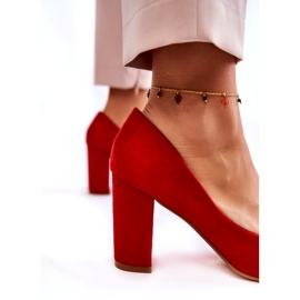 Seastar Décolleté In Pelle Scamosciata Classiche Su Una Barra Di Kendra Rossa rosso 4