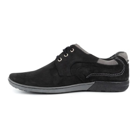 KOMODO Scarpe casual da uomo in pelle 861L nere nero 1