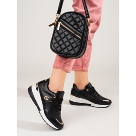 Sneakers nere da donna Shelovet nero 2