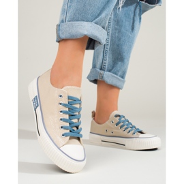 Sneakers Shelovet beige da donna 1