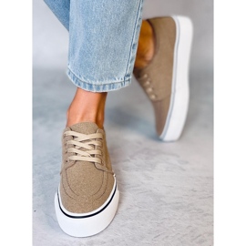 BM Sneakers da donna Ming Khaki beige 2