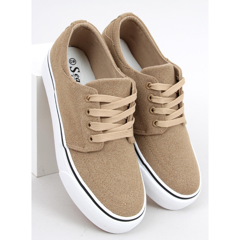 BM Sneakers da donna Ming Khaki beige 1