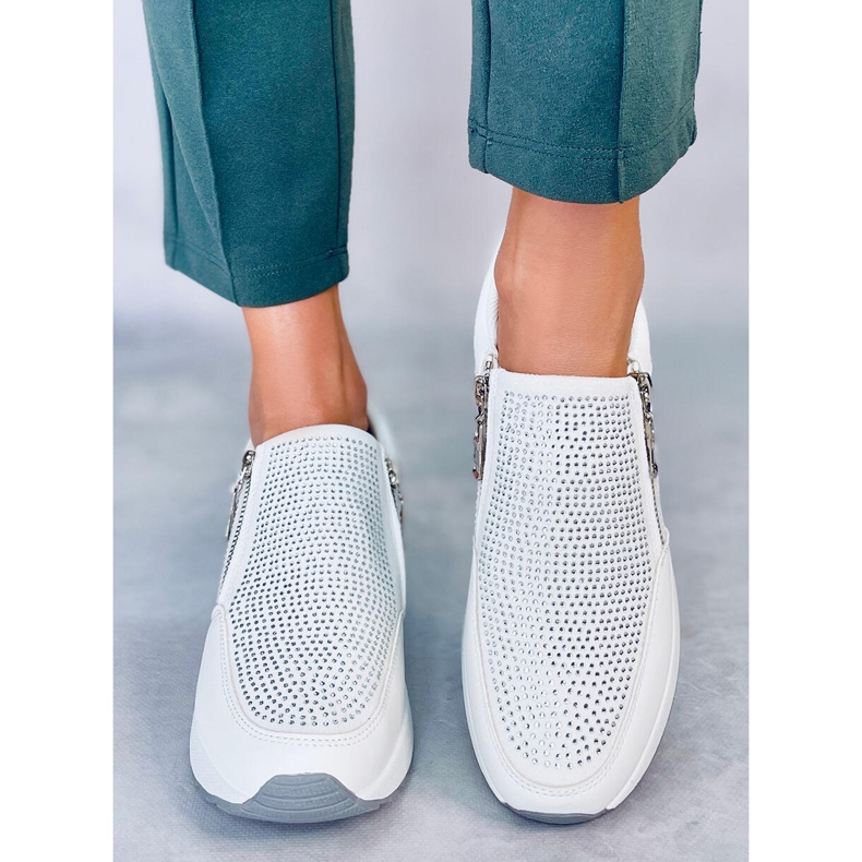BM Sneakers con zeppa Atwood bianche bianco 1