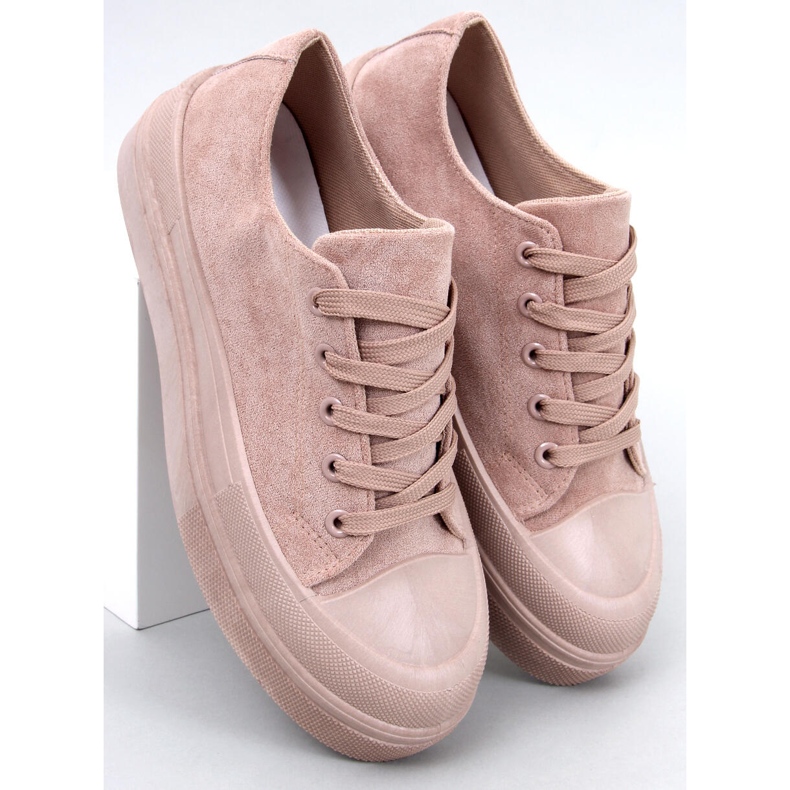 BM Sneakers con plateau Curtis Khaki beige 1