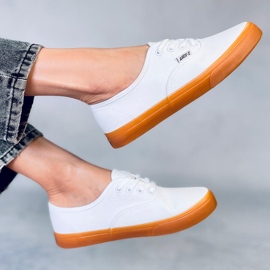 Sneakers da donna, in tela Werde White bianca 1