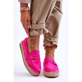 FI1 Espadrillas scamosciate da donna Fucsia Keyla rosa 1