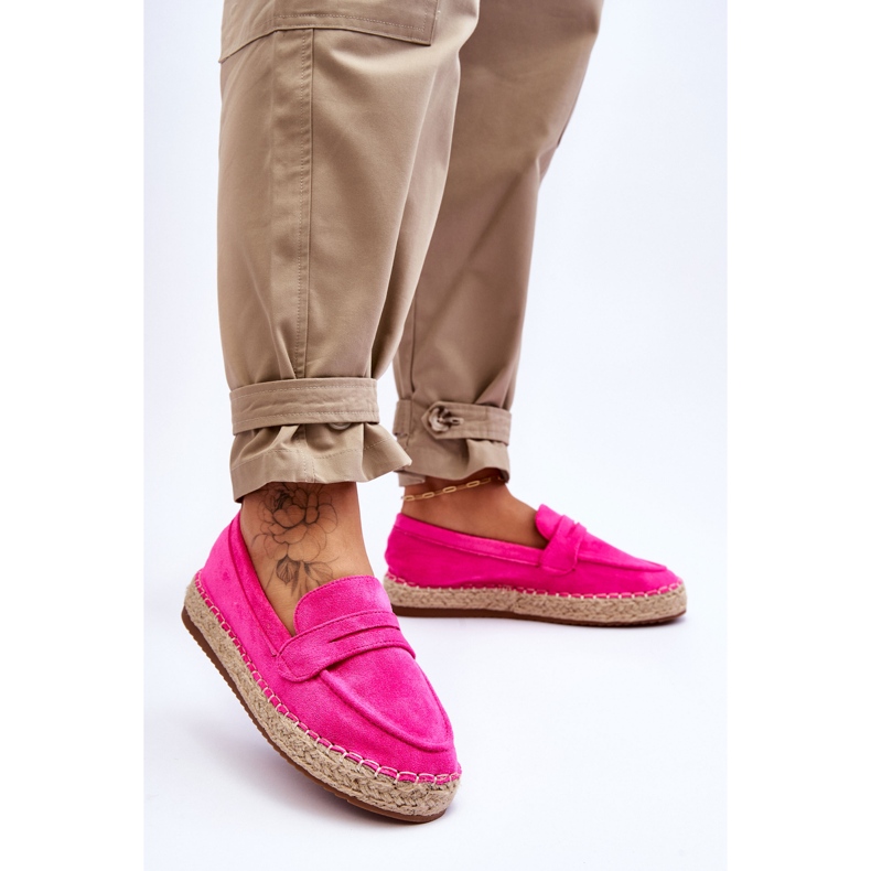 FI1 Espadrillas scamosciate da donna Fucsia Keyla rosa 2