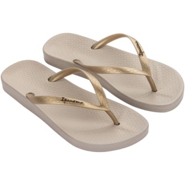 Infradito donna Ipanema Anat marrone chiaro W 81030-23097 beige d'oro 1