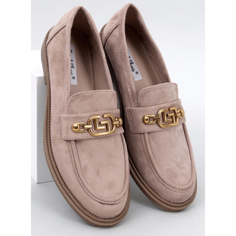 BM Mocassini Berian Khaki in camoscio beige 1
