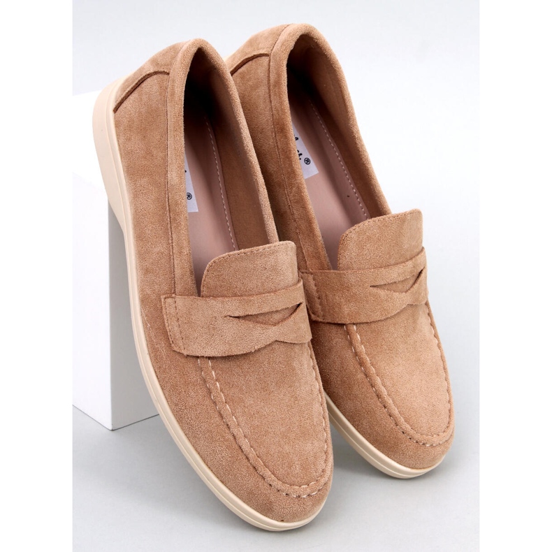 BM Mocassino Blum in camoscio beige 1