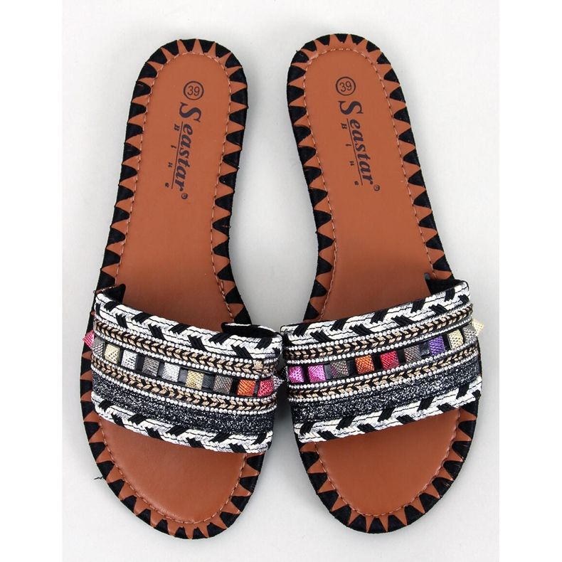 Ciabatte Marocco Marrakesh nere nero 1