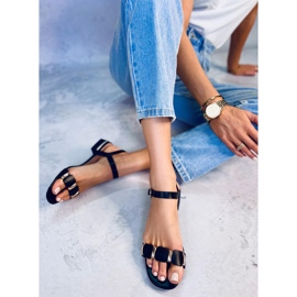 Seastar Sandali Clary neri con tacco basso nero 2