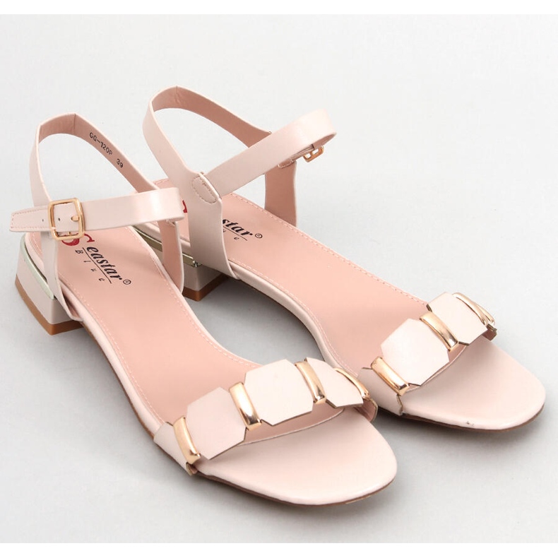 Seastar Sandali Clary Beige con tacco basso 1
