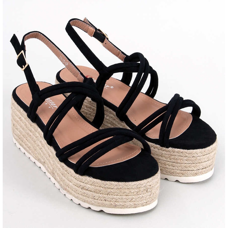 Seastar Espadrillas con zeppa Altman nere nero 1