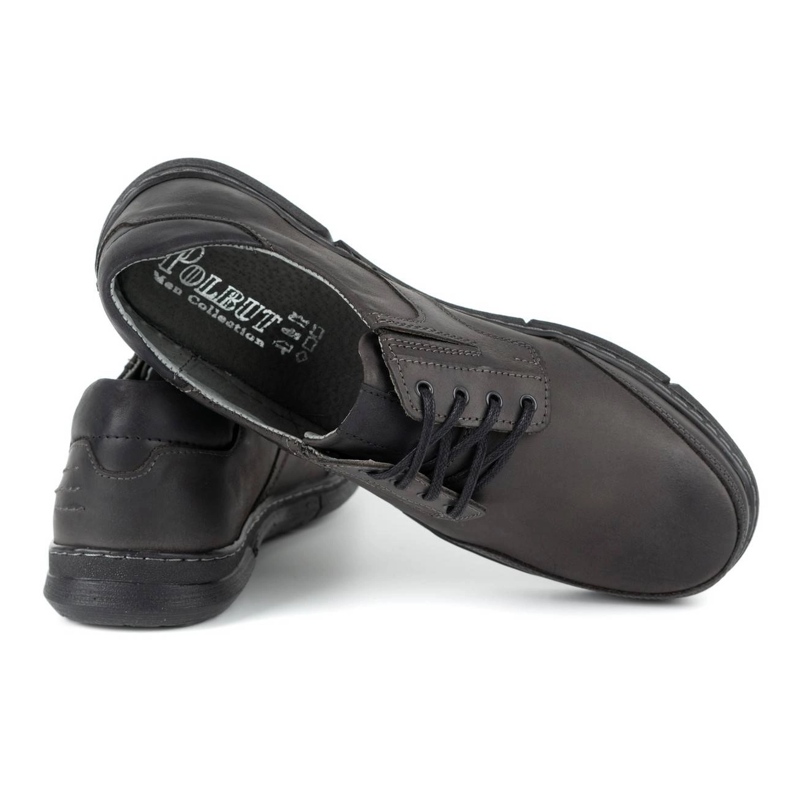 Polbut Scarpe casual da uomo grigie J55 grigio 2