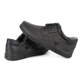 Polbut Scarpe casual da uomo grigie J55 grigio 4