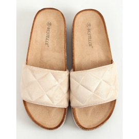 Pantofole Bahr in sughero beige 1