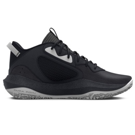 Under Armour Gs Lockdown 6 Jr 3025617 003 scarpe da basket nero nero 1
