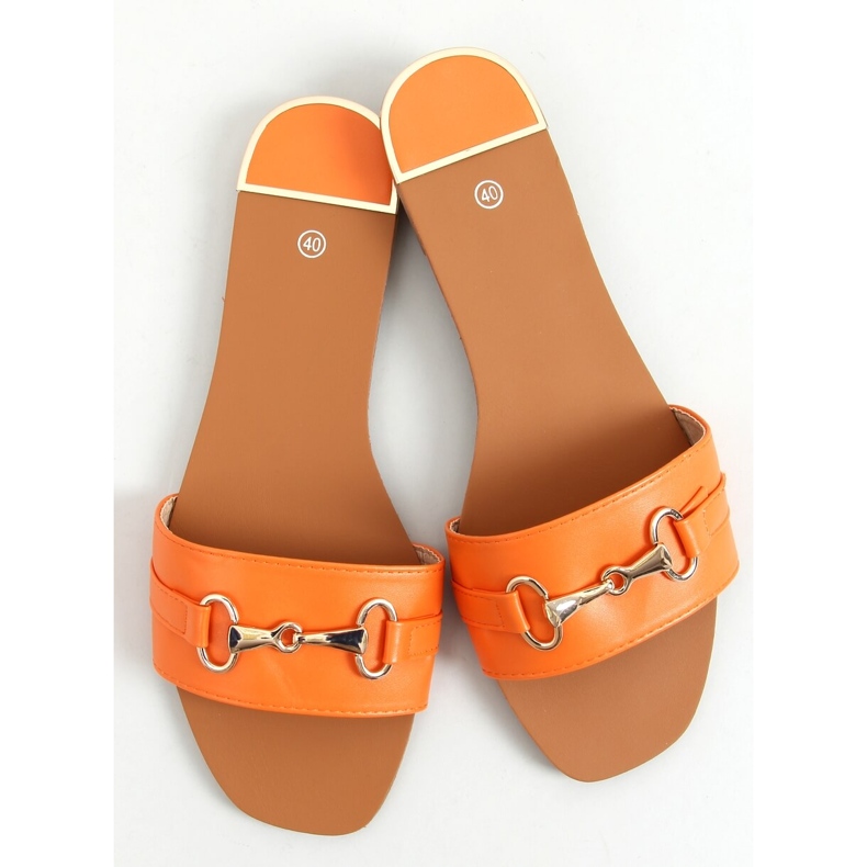 Pantofole da donna Gallery Orange arancia 1