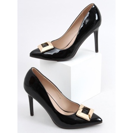 Tacchi alti laccati Margaret Black nero 1