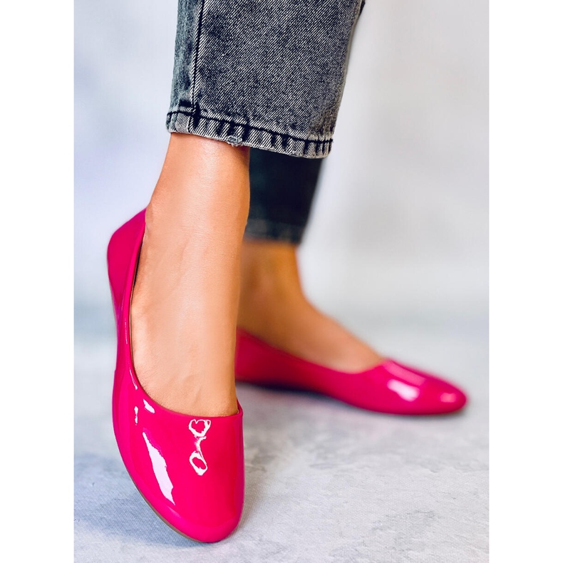 Ballerine Cargil laccate fucsia rosa 1