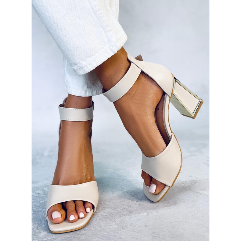 Seastar Sandali con tacco Ellen Beige 1