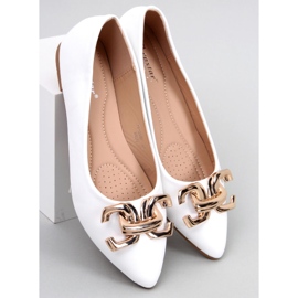 Seastar Eleganti ballerine con fibbia di Simona White bianca 1