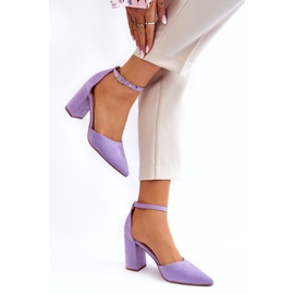 Seastar Décolleté con tacco in camoscio Lexie viola 1