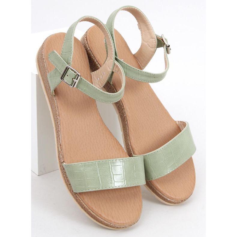 BM Sandali da donna Mervat Green verde 1