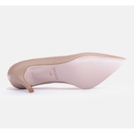 Marco Shoes Tacchi in nappa beige 2