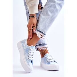 Scarpe da ginnastica Lee Cooper Platform LCW-23-31-1782L Blu 2