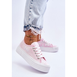 Scarpe da ginnastica con plateau Lee Cooper LCW-23-31-1781L Rosa 2