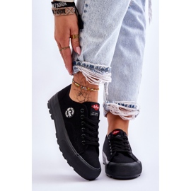 Sneakers basse da donna Lee Cooper LCW-23-44-1652L Nere nero 1