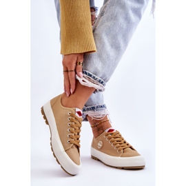 Sneakers basse da donna Lee Cooper LCW-23-44-1655L Beige 2