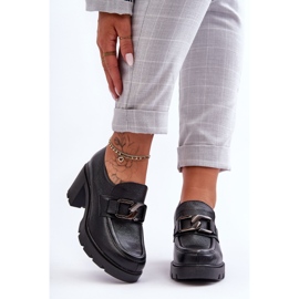 Lemar Eleganti Francesine Sul Tacco Con Decorazione Harmell Nera nero 2