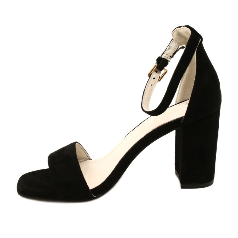 Evento Sandali con tacco nero 23SD35-5560 2