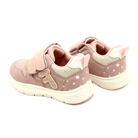 Evento Scarpe sportive con velcro da ragazza 23DZ23-5917 rosa bianca 6