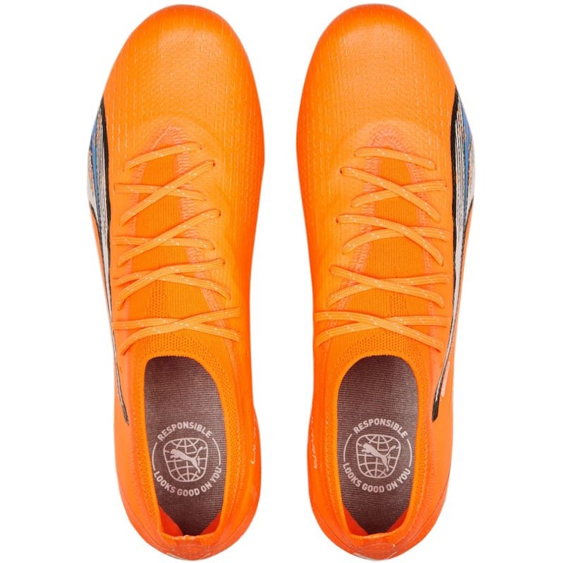 Scarpe da calcio Puma Ultra Ultimate FG/AG M 107163 01 arancia arance e rossi 2