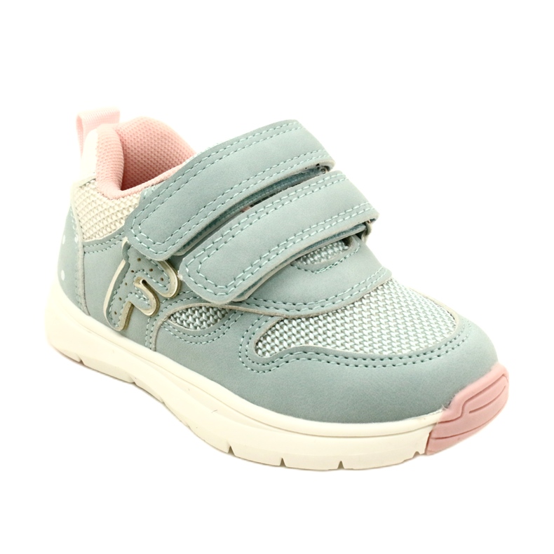 Evento Scarpe sportive per ragazze per velcro 23dz23-5917 blu 1