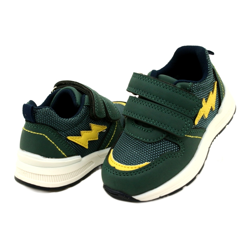 Evento Scarpe sportive per ragazzi per velcro 23dz23-5916 verde 4