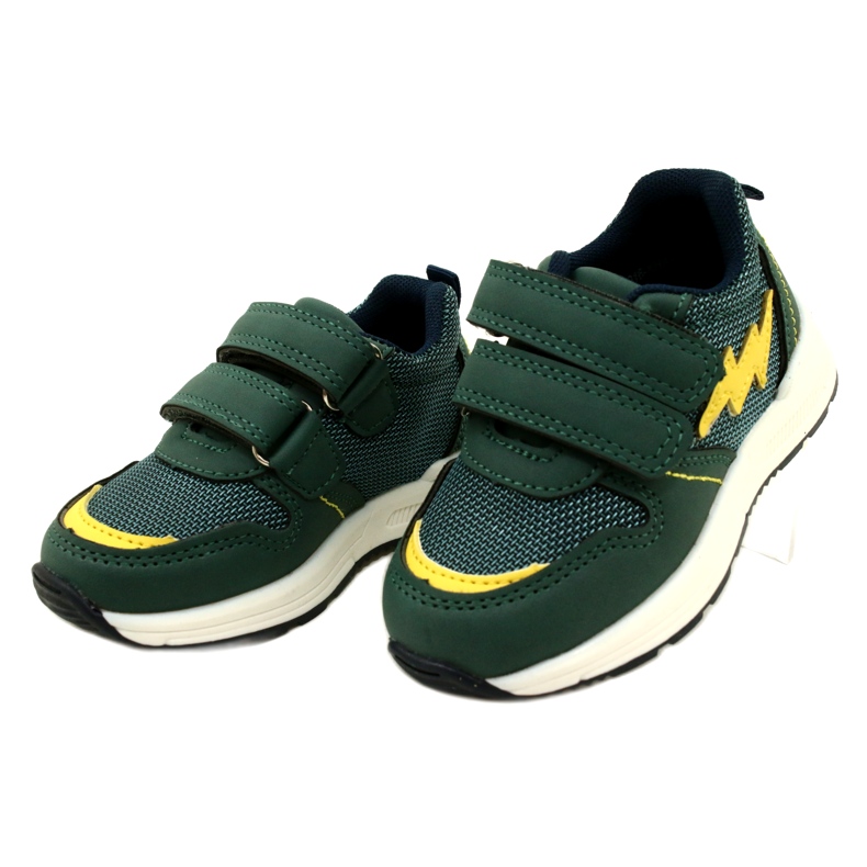Evento Scarpe sportive per ragazzi per velcro 23dz23-5916 verde 3