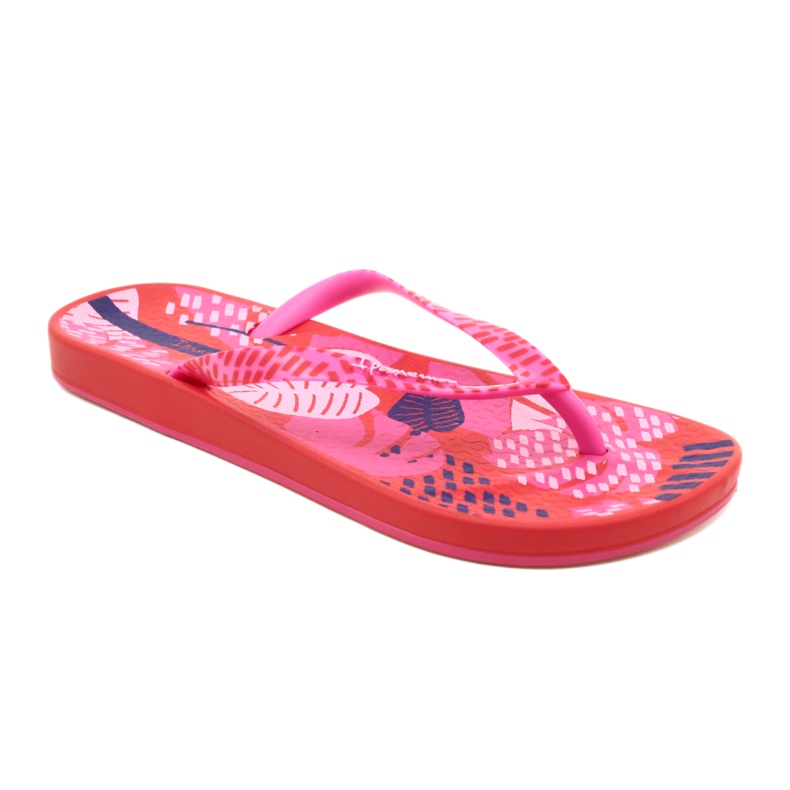 Infradito da donna Ipanema Anat Nature VII FEM 83325 AI822 rosso e rosa 1