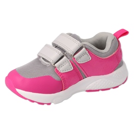 Befado sportivo per bambini con velcro, grigio e rosa, 516X247 3