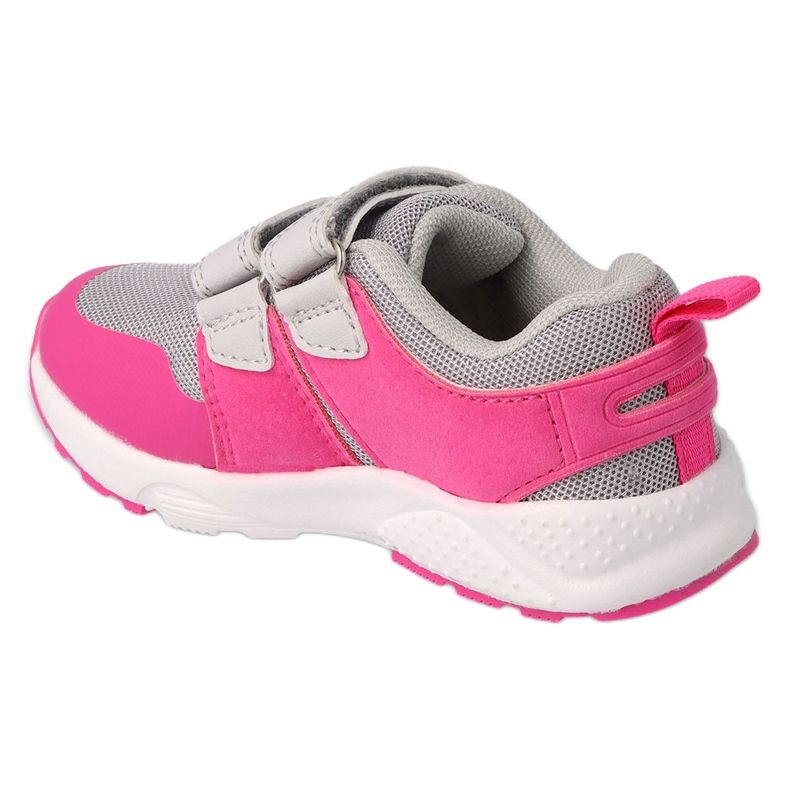 Befado sportivo per bambini con velcro, grigio e rosa, 516X247 2