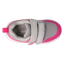 Befado sportivo per bambini con velcro, grigio e rosa, 516X247 1